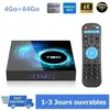 TV Box Android 10 T95 Smart TV BOX Wifi BT 4G+64Go H616 6K Netflix Goo...