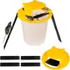 STORIVA Piège à souris seau basculant réutilisable couvercle bucket li...