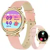 Montre Connectée Femme Ronde avec Appel Bluetooth,Montre Intelligente ...