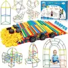 Jeu d'assemblage en paille 600pcs - ZGEER - Construction créative pour...