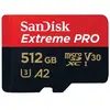 Carte mémoire microSDXC 512 Go SanDisk Extreme Pro - Vitesse décriture...