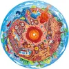 Hape Puzzle circulaire lumineux 36 pièces : centre de la Terre