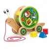 Escargot roulant avec jeu de formes Hape