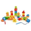 Hape - e1019 - jeu de construction - formes à enfiler