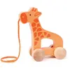 Jouet en bois à tirer - HAPE - Girafe - Intérieur - Mixte - A partir de 12 mois