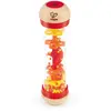 Hape - Jouet d'éveil musical en bois - Bâton de pluie rouge