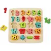 Hape Puzzle chiffres et calcul bois E1550