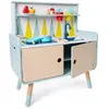 Hape - Commode/Cuisine enfant équipée 2 en 1 en bois PLAY FURNITURE