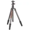 Leofoto - Urban - Trépied en Carbone avec tête de Balle - Max. Hauteur: 166 cm - Rotation de la tête à 360 degrés - LX-284CT + XB-38