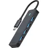 Rapoo USB-C Hub Gris USB-C vers USB-A