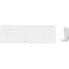 Rapoo 9310M clavier souris inclus bureau RF sans fil + Bluetooth blanc