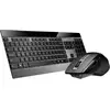 Rapoo 9900m Clavier Souris Incluse QWERTZ Noir