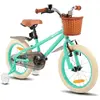 Vélo enfant - HILAND - Roues de 14 pouces - 3-5 ans - Avec roues stabi...