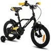 JOYSTAR Vélo Enfant 14 Pouces 3-5 Ans (Mixte)  avec d'un Avec frein à pied arrière  noir