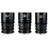 Pack 3 objectifs Laowa Nanomorph S35 Prime (27, 35, 50mm) Monture E - Bleu