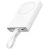 Powerbank magnétique 10000mAh 20W avec support + câble Lightning - USB...