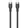 HYPER Câble USB-C noir USB-C mâle 24 broches 1 m USB-C mâle 24 broches