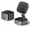 Qi2 2W1 Chargeur Inductif Ugreen W702 Pour Iphone, Airpods, 15W (Gris)