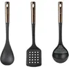 Bergner - Lot de 3 Ustensiles de cuisine : spatule à fentes, cuillère ...