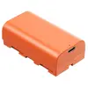 SmallRig 4971 NP-F550 USB-C Batterie rechargeable pour appareil photo orange
