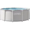 Intex Piscine tubulaire Prism Frame ronde 3,66 x 1,22 m - Intex