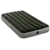 Matelas gonflable Intex Downy + gonfleur a pied intégré - 1 place large
