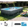Intex - Piscine hors-sol rectangulaire Ultra Xtr Frame 732x366x132cm