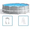 Intex kit Piscine Prism Frame Ronde Tubulaire (ø) 3,66 x (h) 0,99m