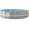 Intex Piscine Hors-sol Ronde Acier Prism Ø 610x132 Cm 32695 litres