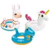 Intex - Bouée enfant tête d'animal 3-6 ans 107 x 58 cm - Multicolore
