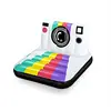 Matelas gonflable de piscine - BESTWAY - Polaroid - Blanc et multicolore
