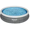 Bestway Piscine Gonflable Ronde Fast Set Rattan Ø 366x76 Cm
