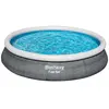 Bestway Piscine Gonflable Ronde 57313 Fast Set Rattan Ø457x84cm