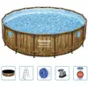 Bestway Ensemble de piscine Power Steel 488x122 cm