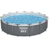 Bestway Piscine HS ronde Steel Pro Max, 457x107cm, FAC, Ech, bache, LED