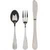 BERGNER MUNICH SILVER SHINY - Set 3PC Children's Cutlery Stainless Steel - Silver Mirror Polished - Durable & Elegant - Lave-vaisselle