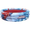 Bestway 98018 Spider Man piscine pataugeoire ronde 3 boudins 122 x 30 cm