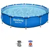 Bestway Piscine hors sol ronde Steel Pro 366 x 76 cm avec pompe
