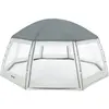 blue bay Dôme de protection pour piscine ronde - 600 cm x 295 cm - KENYATO de