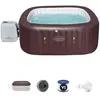 Bestway Spa gonflable carré Maldives Hydrojet Pro 4 - 6 personnes
