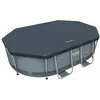 Bestway Bâche 4 saisons pour piscine hors sol Power Steel ovale 300 x 200 cm
