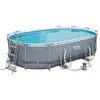 Bestway BESTWAY Kit Piscine ovale tubulaire L4.88 x l3.05 x H1.07m