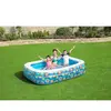 Bestway 54120 Piscine gonflable Deluxe décor poissons 229 x 152 x 56 cm