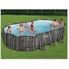 Bestway Ensemble de piscine ovale Power Steel 488x305x107 cm TU