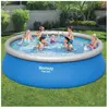 Bestway Piscine Hors Sol 1057289GSX21 Ronde 13.8L Polychlorure de Vinyle Bleu