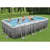 Bestway Ensemble de piscine Power Steel Rectangulaire 549x274x122 cm