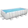 Bestway Ensemble de piscine Power Steel Rectangulaire 488x244x122 cm