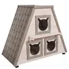 zooplus Exclusive Maisonnette Madeira pour chat - L 90 x l 50 x H 75 cm