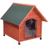 zooplus Exclusive Spike Confort Niche avec porte en plastique pour chien - Taille XL 112x96x105 cm