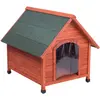zooplus Exclusive Spike Confort Niche avec porte en plastique pour chien - Taille L 101x84x87 cm
